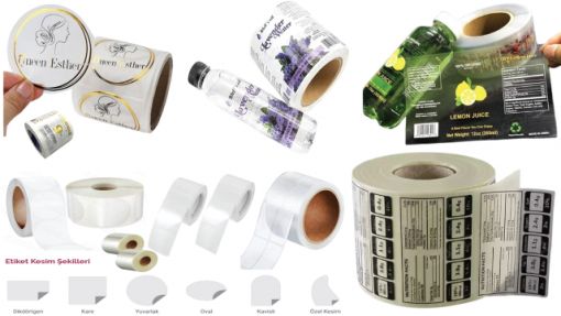 Plastik Bazlı Etiketler, PP Opak Etiket, PE Etiket (Polietilen Etiket) Metalize PP Etiket, Şeffaf Etiket, PP Termal Etiket, Silvermat Etiket, Kırılgan Etiket, Terazi Etiketi, Barkod Etiketi, Metalize Plastik Barkod Etiket, PP Opak Etiket, PP Tyre Etiket, PP Mat Etiket, PP Gold Etiket, PP Silver Etiket, PP Şeffaf Etiket, PP Metalize Etiket, Şeffaf Etiket, Ultra Clear Şeffaf Etiket, Kırılgan Etiket, Pearlize Etiket, Polyart Etiket, Polietilen Etiket (PE ),Data Polietilen (PE) Etiket, Void Etiketi, Silvermat Etiket, Tyvek Etiket, Damla Etiket, Stecer Etiket, Endüstriyel Etiketler, Makine Etiketleri, Otel ve Restoranlar İçin Etiketler, İş Güvenliği ve Uyarı Etiketleri, Marka Tanıtım Etiketleri, İnşaat ve Yapı Etiketleri, Mobilya Etiketleri, Asansör Etiketleri, Tekstil Etiketleri, Organizasyon Etiketleri, Ürün Etiketleri, Barkod Etiketleri