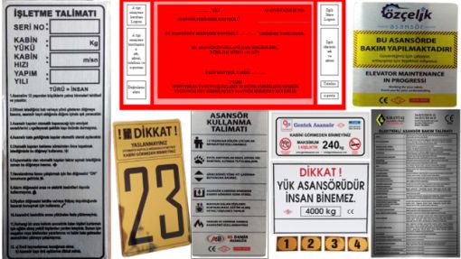 Asansör Etiketi