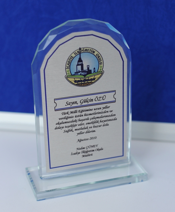 Bursa Plaket Üzerine Metal Baskı