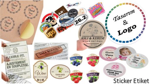 Sticker Etiket Çeşitleri