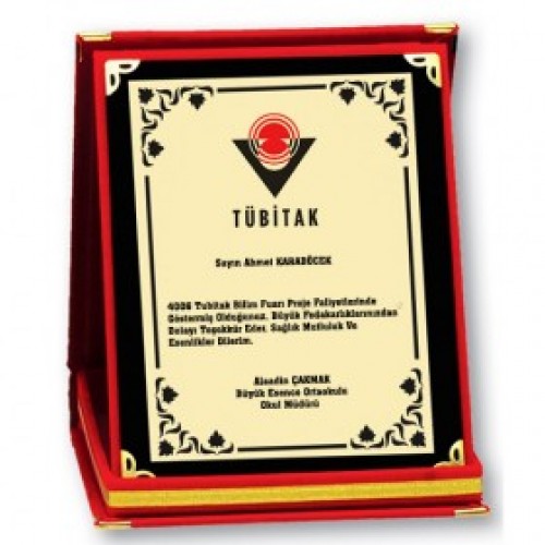 Tübitak Fuar Plaket